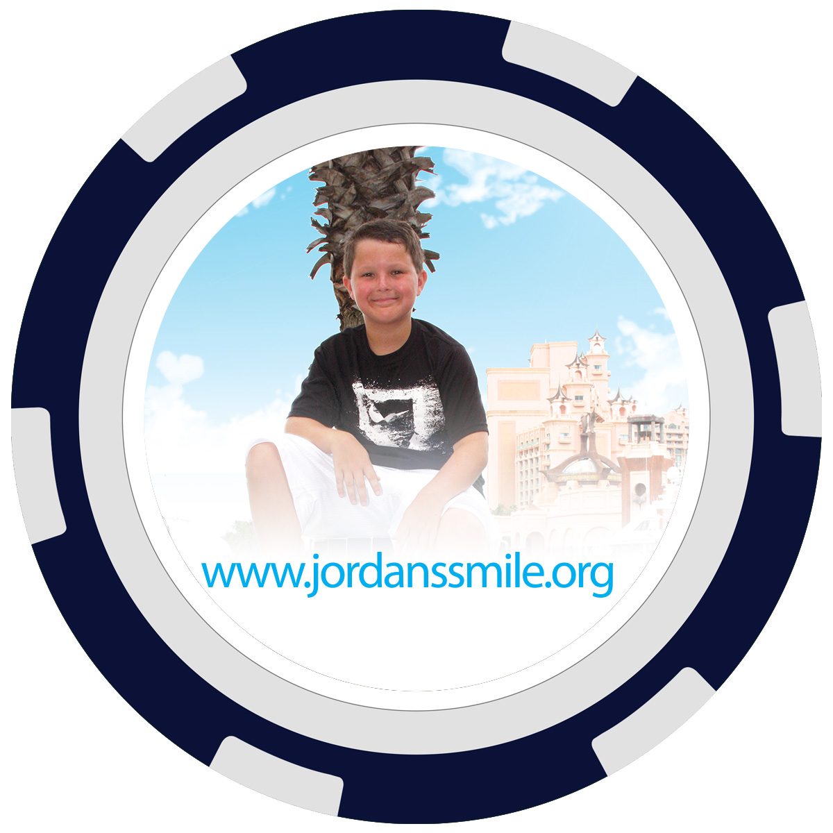 Jordans Smile Poker Chip